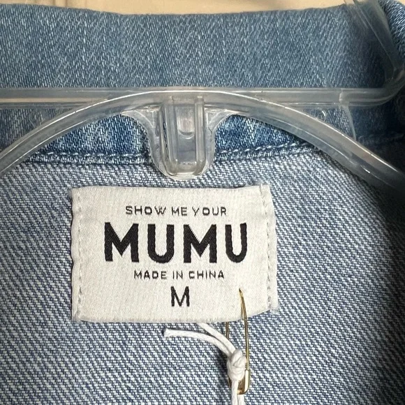 Show Me Your MuMu Canon Denim Romper - Picture 6 of 12